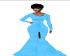 TEF FALLBLUE EVEING GOWN