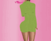 Green Knit Dress♥/M!