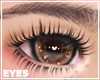 sparkly brown eyes