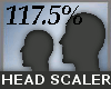 117.5% Head Scale -M-