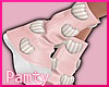 Pink & White Socks Boots