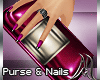 [M] Pvc Purse & Nails Pk