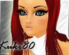 K red hair elegantcurl