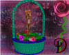 [D] Teal Easter Basket