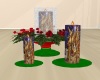 Roses 23 Nativity Candle