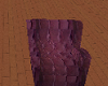 Purple Cushioned Chair