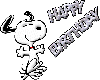 [CS] Snoopy Happy Bday