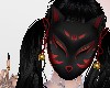 Black Kitsune Mask