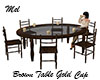 Brown Table Gold Cup
