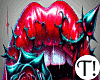 T! Rose Goth Lips Cutout