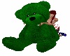 Teddy Bear Love Green