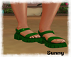 *SW*(Attico)Green Sandal