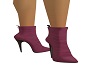 Maroon Ankle Boots