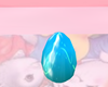 Fancy Blue Easter Egg