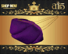 Purple Glam Puff Bag LH