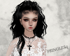 |M blk Wavy Ponytail