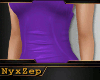 ! PURPLE LATEX DRESS RXL