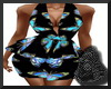 Black W/Butterfly Ruffle