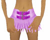 fringe shorts purple