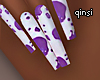 q! purple cow nails