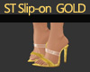 ST SLIP-ON HEELS GOLD