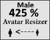 Avatar scaler 425% Male