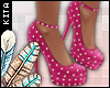 K!  Valentine Heels Pink