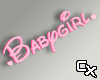 Head Sign - Babygirl
