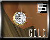 [S] Diamond Stud Gold