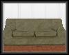 Olive Suede Couch