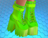 Neon Green Boots