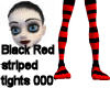 Black/red tights 000°