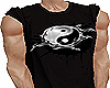ying yang black t-shirt