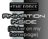 The Force VIP Sticker