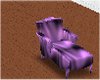 Purple Marbelized Chaise
