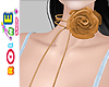 Brown Rose Choker