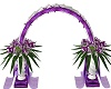 wedding arch purple