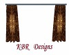 Brown Starburst Curtains
