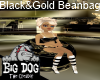 [BD] Black&Gold Beanbag
