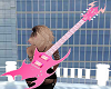Pink Guitar on Back