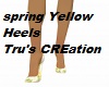 Spring Yellow Heels