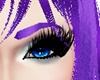 purple eyebrows