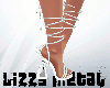 Unbutton Heels White
