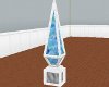 ~R~ White Marble Obelisk