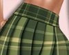 Fall Plaid Green Skirt