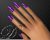 D* Dainty Purple Nails