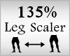 Scaler Leg 135%