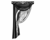 rose b/w left drape