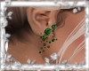 Snowball Earrings-Green