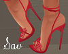 Red Sling Heels